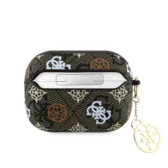   Guess 4G Peony Charm Apple Airpods Pro 2 PC/PU tok barna (GUAP2P4RPEW)