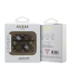 Guess 4G Peony Charm Apple Airpods 3 PC/PU tok fekete (GUA3P4RPEW)