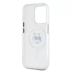   Karl Lagerfeld IML Choupette Head MagSafe Apple iPhone 16 Pro Max (6.9) hátlapvédő tok átlátszó (KLHMP16XHLSCHH)