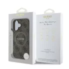 Guess PU Leather MagSafe Apple iPhone 16 Plus (6.7) hátlapvédő tok barna (GUHMP16MG4GFRW)