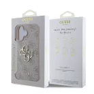 Guess Apple iPhone 16 (6.1) PU 4G Metal Logo hátlapvédő tok pink (GUHCP16S4GMGPI)