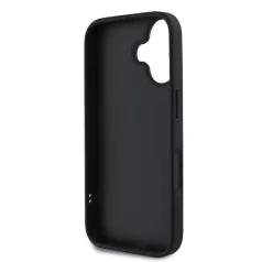   Karl Lagerfeld 3D Rubber Ikonik Apple iPhone 16 (6.1) hátlapvédő tok fekete (KLHCP16S3DRKINK)