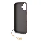 Guess Apple iPhone 16 Pro (6.3) 4G Charms Case hátlapvédő tok barna (GUHCP16LGF4GCW)