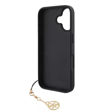Guess 4G Charms Apple iPhone 16 Plus (6.7) hátlapvédő tok szürke (GUHCP16MGF4GCK)