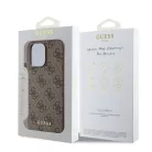 Guess Apple iPhone 14 Pro (6.1) 4G Charms Case hátlapvédő tok barna (GUHCP14LGF4GCW)