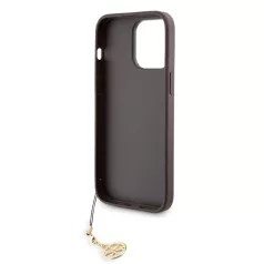  Guess Apple iPhone 15 Pro Max (6.7) 4G Charms Case hátlapvédő tok barna (GUHCP15XGF4GCW)