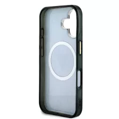   Guess Apple iPhone 16 Pro (6.3) IML 4G MagSafe hátlapvédő tok fekete (GUHMP16LHG4PRTGK)