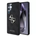 Guess PU 4G Metal Logo Samsung S938 Galaxy S25 Ultra hátlapvédő tok szürke (GUHCS25L4GMGGR)