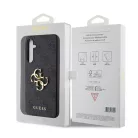 Guess PU 4G Metal Logo Samsung S931 Galaxy S25 hátlapvédő tok szürke (GUHCS25S4GMGGR)