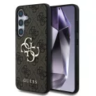 Guess PU 4G Metal Logo Samsung S931 Galaxy S25 hátlapvédő tok barna (GUHCS25S4GMGBR)