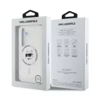 Karl Lagerfeld IML Choupette Head MagSafe Samsung S936 Galaxy S25 Plus hátlapvédő tok átlátszó (KLHMS25MHLSCHH)