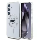 Karl Lagerfeld IML Choupette Head MagSafe Samsung S938 Galaxy S25 Ultra hátlapvédő tok átlátszó (KLHMS25LHLSCHH)