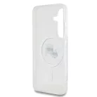 Karl Lagerfeld IML K&CH Heads MagSafe Samsung S931 Galaxy S25 hátlapvédő tok átlátszó (KLHMS25SHLSKCH)