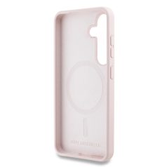   Karl Lagerfeld IML K&CH Heads MagSafe Samsung S936 Galaxy S25 Plus hátlapvédő tok pink (KLHMS25MSKCHTCP)