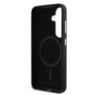 Karl Lagerfeld PU Saffiano Metal Logo and Frame Samsung S931 Galaxy S25 hátlapvédő tok átlátszó (KLHMS25SPSAFWMCK)