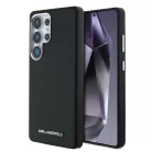 Karl Lagerfeld PU Saffiano Metal Logo and Frame Samsung S938 Galaxy S25 Ultra hátlapvédő tok átlátszó (KLHMS25LPSAFWMCK)