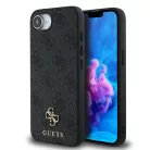 Guess PU 4G Metal Logo MagSafe Apple iPhone 16e (6.1) hátlapvédő tok szürke (GUHMPSE4P4SM4MK)