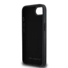 Karl Lagerfeld Fixed Glitter K&CH Heads Apple iPhone 16e (6.1) hátlapvédő tok fekete (KLHCPSE4PFGKCPK)