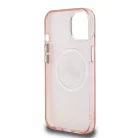 Karl Lagerfeld IML K&CH Heads MagSafe Apple iPhone 15 (6.1) hátlapvédő tok pink (KLHMP15SHMKBKCHP)