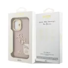 Guess PU Grained 4G Stand Apple iPhone 16 (6.1) hátlapvédő tok pink (GUHCP16SPCS4GSP)