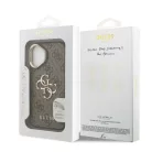 Guess PU 4G Metal Logo Stand Apple iPhone 16 Pro (6.3) hátlapvédő tok barna (GUHCP16LPCS4GP4W)