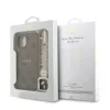 Guess PU Leather MagSafe Apple iPhone 15 Pro Max (6.7) hátlapvédő tok barna (GUHMP15XP4GREGSW)