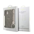 Guess PU Leather MagSafe Apple iPhone 16 (6.1) hátlapvédő tok barna (GUHMP16SP4GREGSW)
