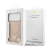 Guess Apple iPhone 17 Pro (6.3) PU Triangle Logo MagSafe hátlapvédő tok pink (GUHMP17LPSDTSCMP)
