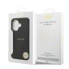 Guess Apple iPhone 17 (6.3) PU Saffiano MagSafe hátlapvédő tok fekete (GUHMP17SPSAREGSK)