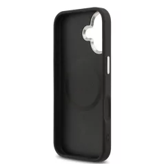   Guess Apple iPhone 17 Air (6.6) PU Saffiano MagSafe hátlapvédő tok fekete (GUHMP17MPSAREGSK)