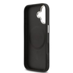   Guess Apple iPhone 17 Pro Max (6.9) PU Saffiano MagSafe hátlapvédő tok fekete (GUHMP17XPSAREGSK)