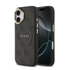 Guess PU Leather Classic Logo MagSafe Apple iPhone 17 (6.3) hátlapvédő tok fekete (GUHMP17SP4MSEGCK)