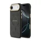 Guess PU Leather Classic Logo MagSafe Apple iPhone 17 Air (6.6) hátlapvédő tok fekete (GUHMP17MP4MSEGCK)
