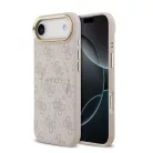 Guess PU Leather Classic Logo MagSafe Apple iPhone 17 Air (6.6) hátlapvédő tok pink (GUHMP17MP4MSEGCP)