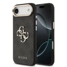 Guess PU Leather 4G Logo MagSafe Apple iPhone 17 Air (6.6) hátlapvédő tok fekete (GUHCP17M4GMGCGR)