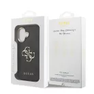 Guess PU Leather 4G Logo MagSafe Apple iPhone 17 Pro (6.3) hátlapvédő tok fekete (GUHCP17L4GMGCGR)