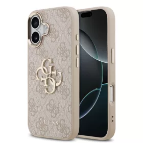   Guess PU Leather 4G Logo MagSafe Apple iPhone 17 (6.3) hátlapvédő tok pink (GUHCP17S4GMGCPI)