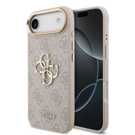 Guess PU Leather 4G Logo MagSafe Apple iPhone 17 Air (6.6) hátlapvédő tok pink (GUHCP17M4GMGCPI)