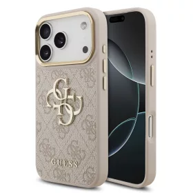   Guess PU Leather 4G Logo MagSafe Apple iPhone 17 Pro (6.3) hátlapvédő tok pink (GUHCP17L4GMGCPI)