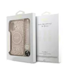 Guess IML FLOWERS MagSafe Apple iPhone 17 (6.3) hátlapvédő tok pink (GUHMP17SHCPOFPP)