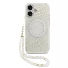 Guess IML FLOWERS MagSafe Apple iPhone 17 (6.3) hátlapvédő tok fehér (GUHMP17SHCPOFPH)