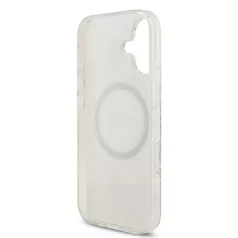   Guess IML FLOWERS MagSafe Apple iPhone 17 Air (6.6) hátlapvédő tok fehér (GUHMP17MHCPOFPH)