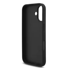   Guess PU Leather 4G Logo Strap Apple iPhone 17 Pro Max (6.9) hátlapvédő tok fekete (GUHCP17XP4GMGSK)