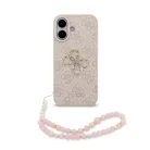 Guess PU Leather 4G Logo Strap Apple iPhone 17 (6.3) hátlapvédő tok pink (GUHCP17SP4GMGSP)