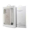 Guess PU Leather 4G Logo Strap Apple iPhone 17 (6.3) hátlapvédő tok pink (GUHCP17SP4GMGSP)