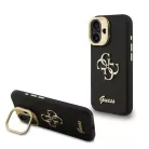 Guess PU Grained 4G Stand Apple iPhone 17 Pro (6.3) hátlapvédő tok fekete (GUHCP17LPCS4GSK)