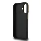 Guess PU Grained 4G Stand Apple iPhone 17 Pro Max (6.9) hátlapvédő tok fekete (GUHCP17XPCS4GSK)