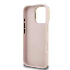   Guess PU Grained 4G Stand Apple iPhone 17 Pro Max (6.9) hátlapvédő tok pink (GUHCP17XPCS4GSP)