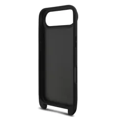   Karl Lagerfeld Crossbody Popruh Metal Karl and Choupette Apple iPhone 17 Air (6.6) hátlapvédő tok fekete (KLHCP17MSAKCPBK)