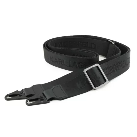 Karl Lagerfeld Crossbody Popruh Metal Karl and Choupette Apple iPhone 17 Air (6.6) hátlapvédő tok fekete (KLHCP17MSAKCPBK)